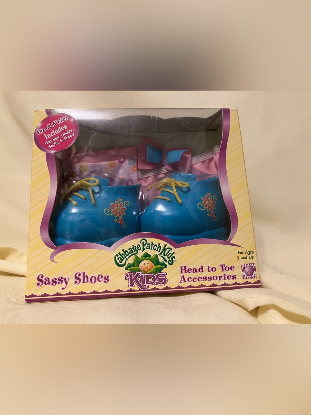 Jakks Cabbage Patch Kids Sassy Shoes Head To Toes Accessories New In Package